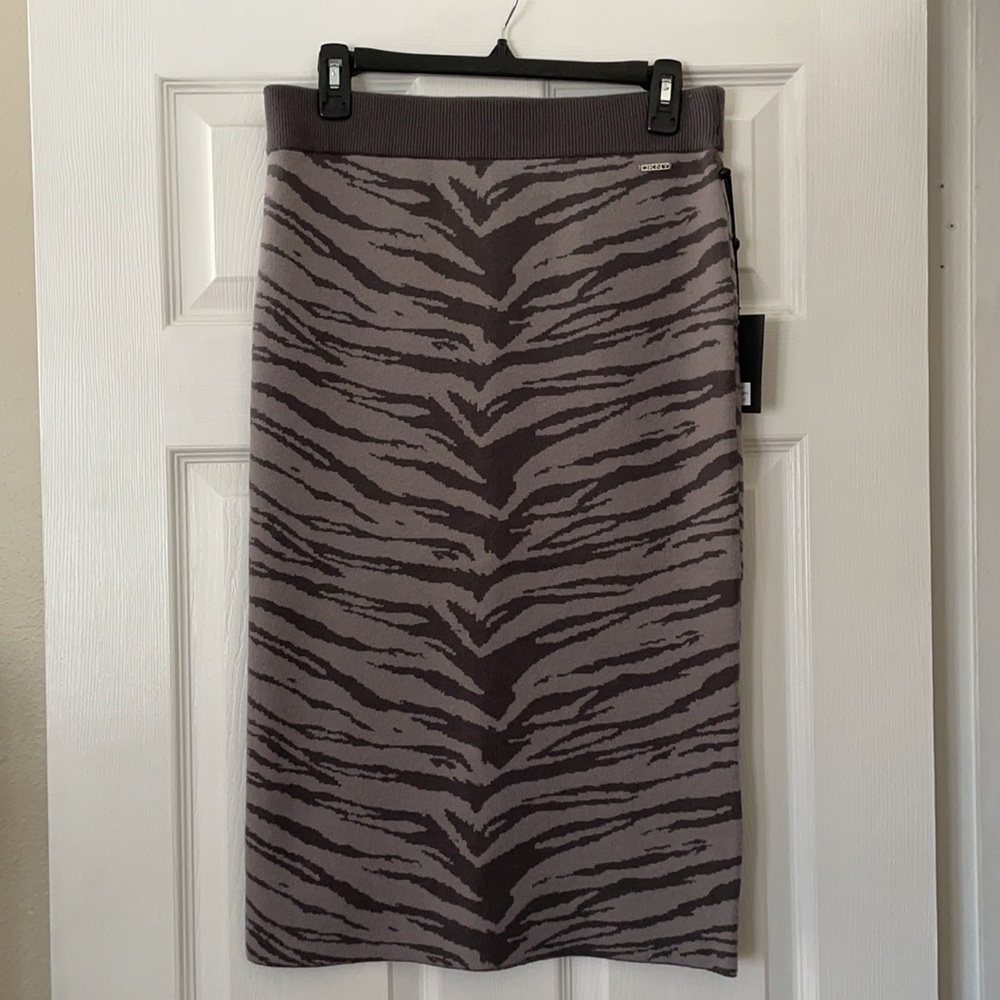 NEW DKNY PENCIL ANIMAL PRINT SOFT STRECH SKIRT